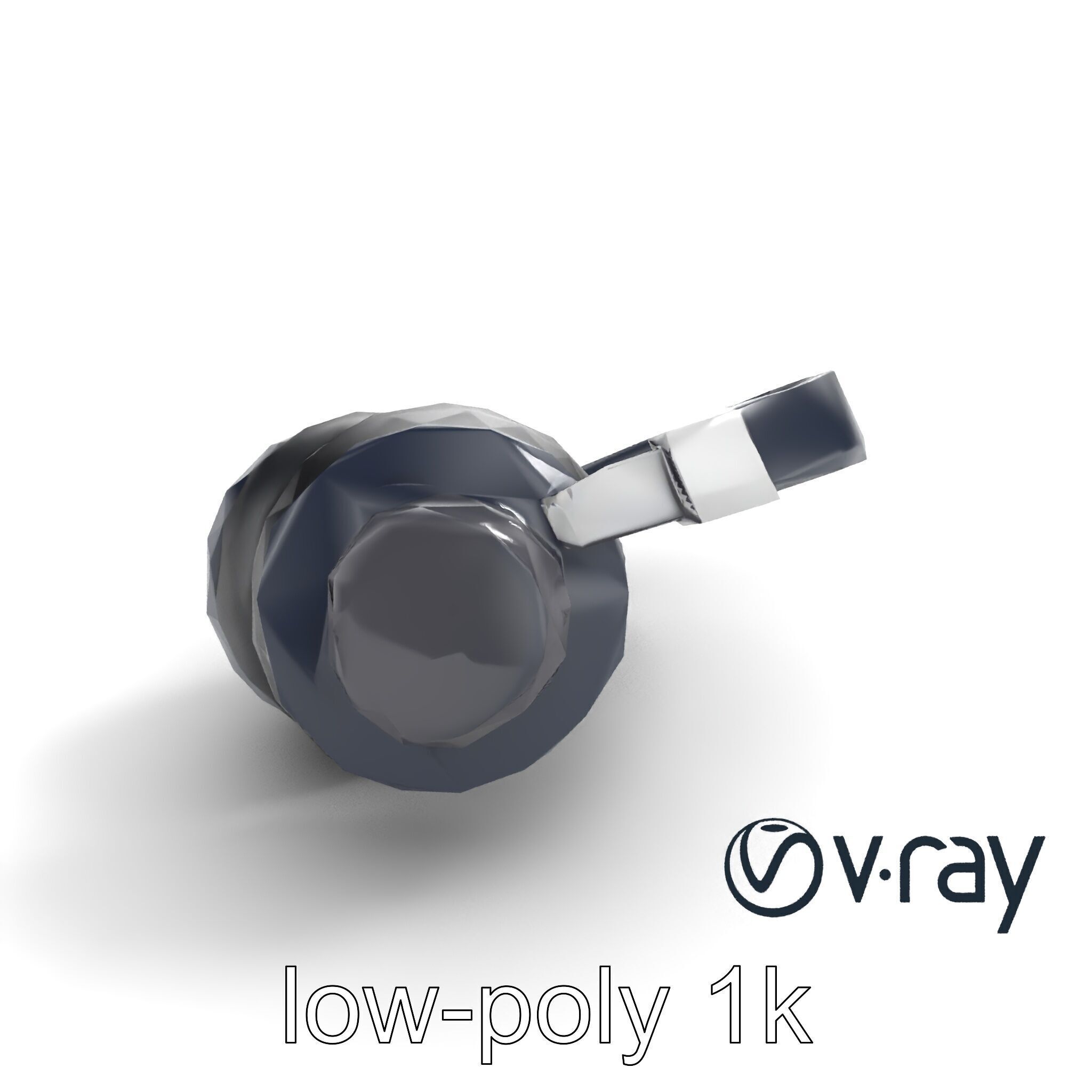 Versatile Hybrid Headphones model pack Low-poly 3D model_10