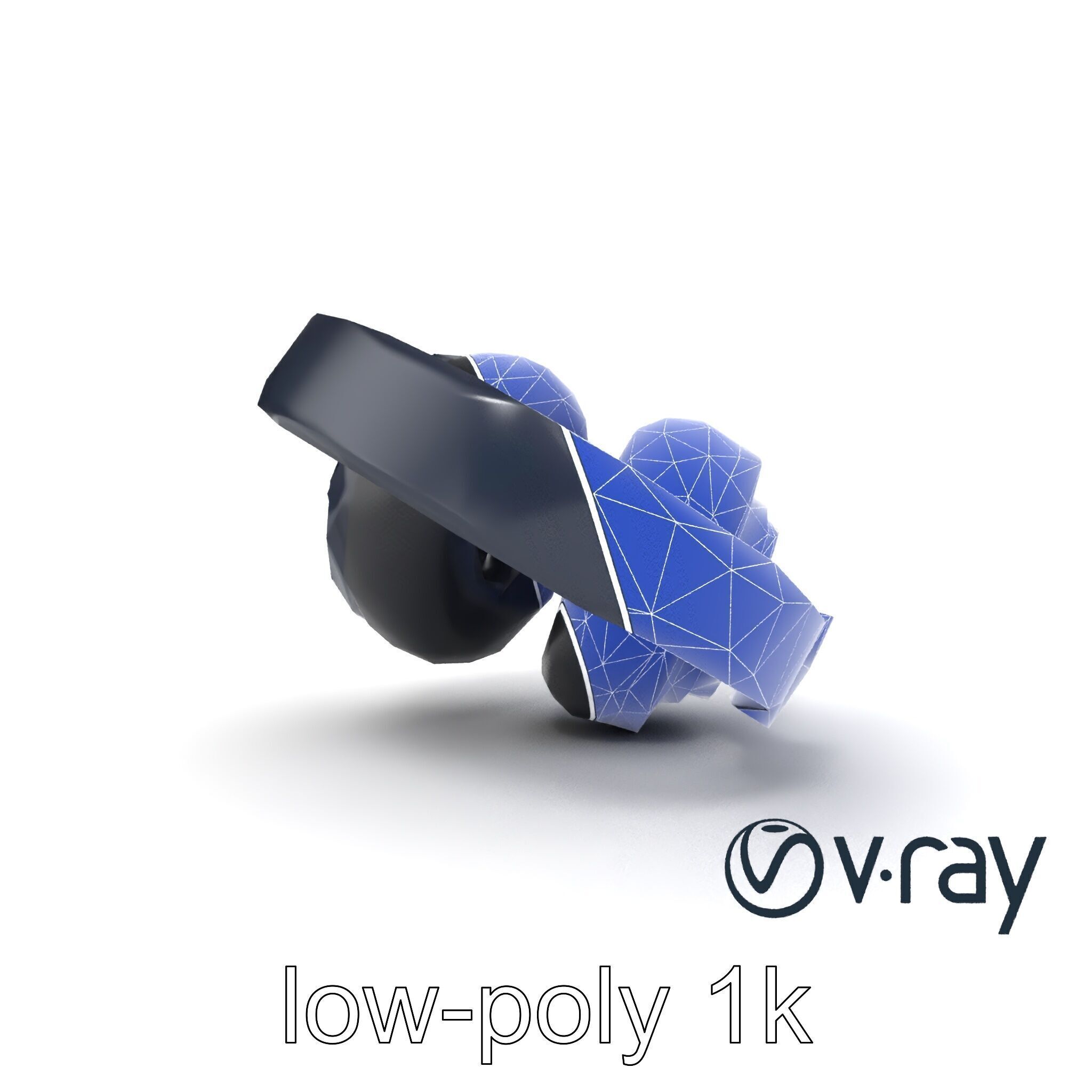 Versatile Hybrid Headphones model pack Low-poly 3D model_23