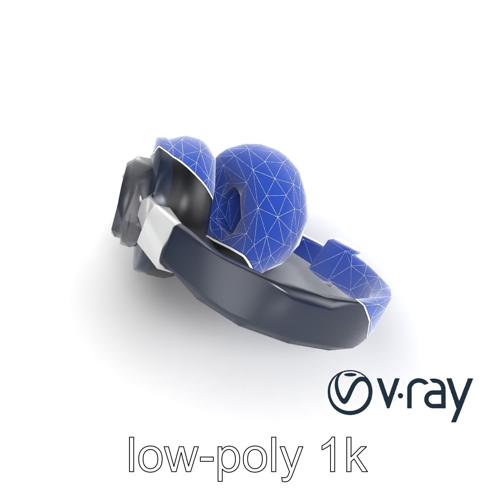Versatile Hybrid Headphones model pack Low-poly 3D model_18
