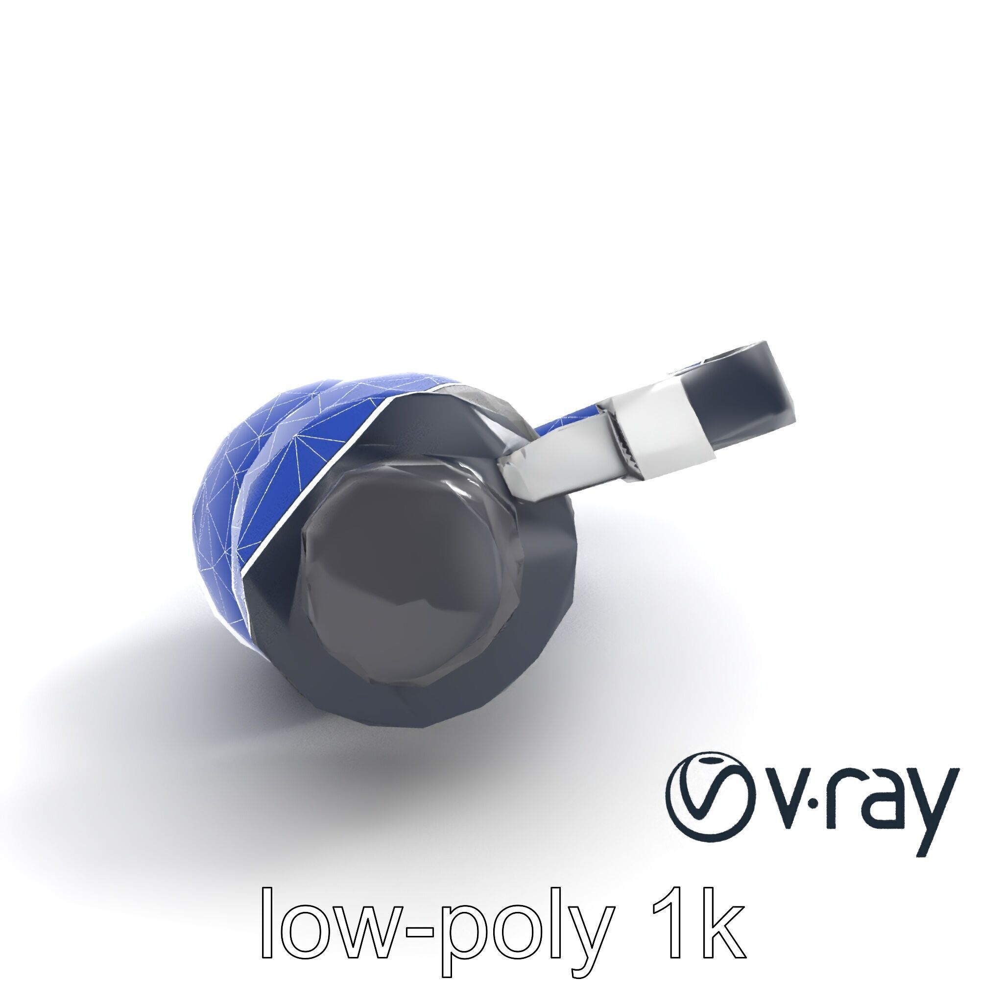 Versatile Hybrid Headphones model pack Low-poly 3D model_16