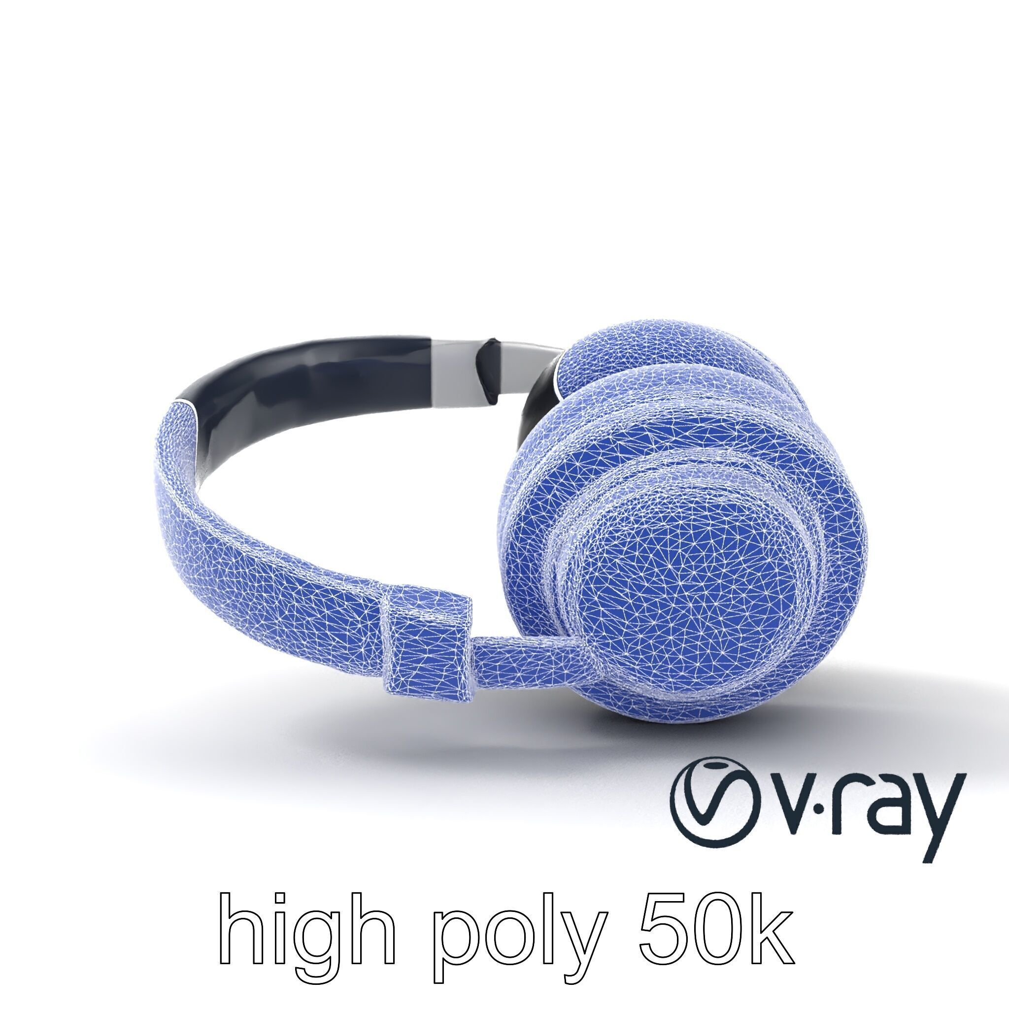 Versatile Hybrid Headphones model pack Low-poly 3D model_31