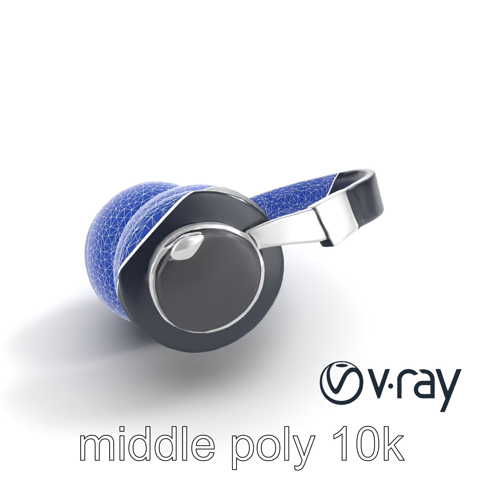 Versatile Hybrid Headphones model pack Low-poly 3D model_26