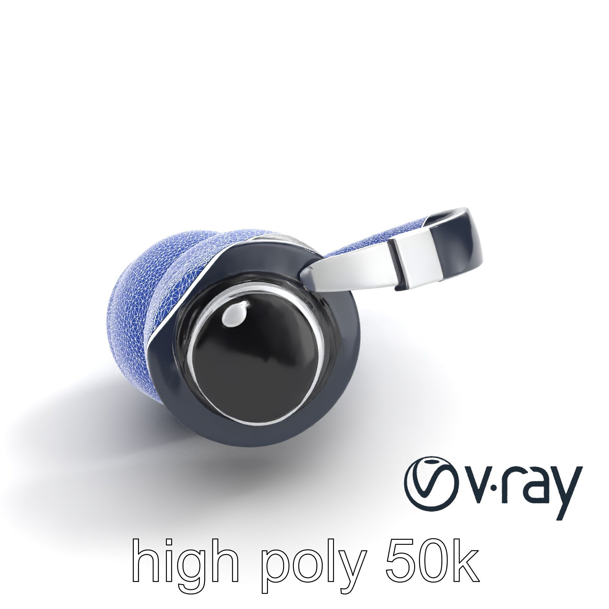 Versatile Hybrid Headphones model pack Low-poly 3D model_29