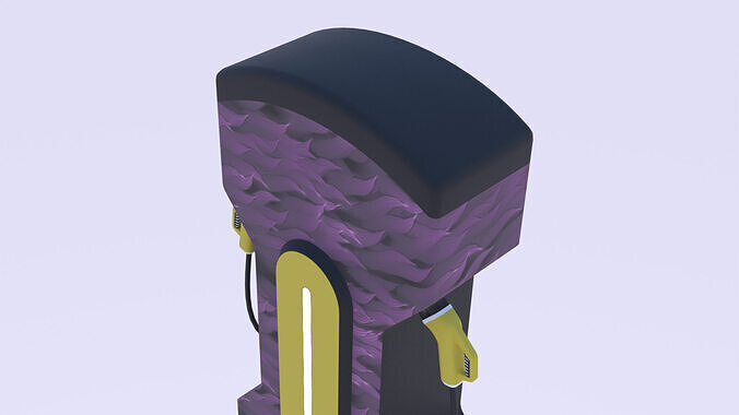 EV charger XXVIII PBR 3D model 7