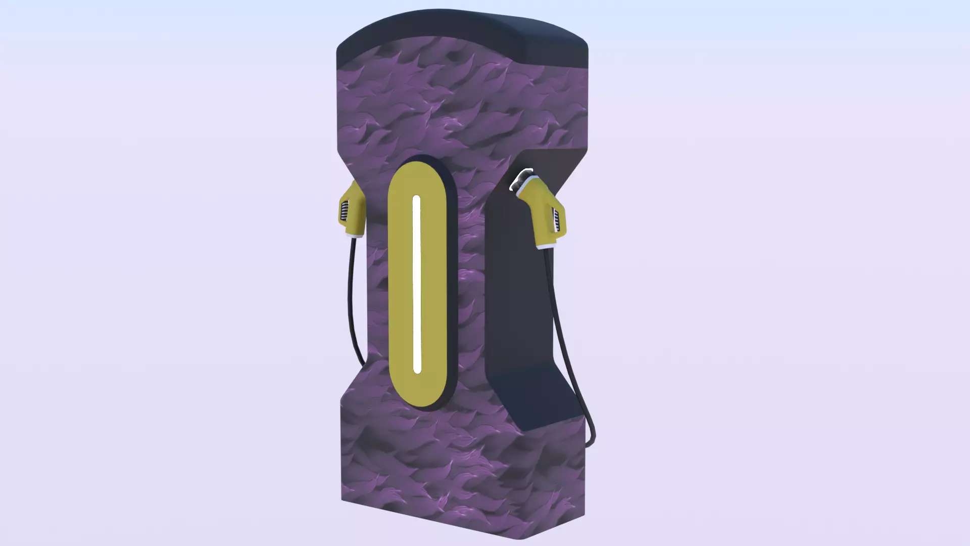 EV charger XXVIII PBR 3D model_0