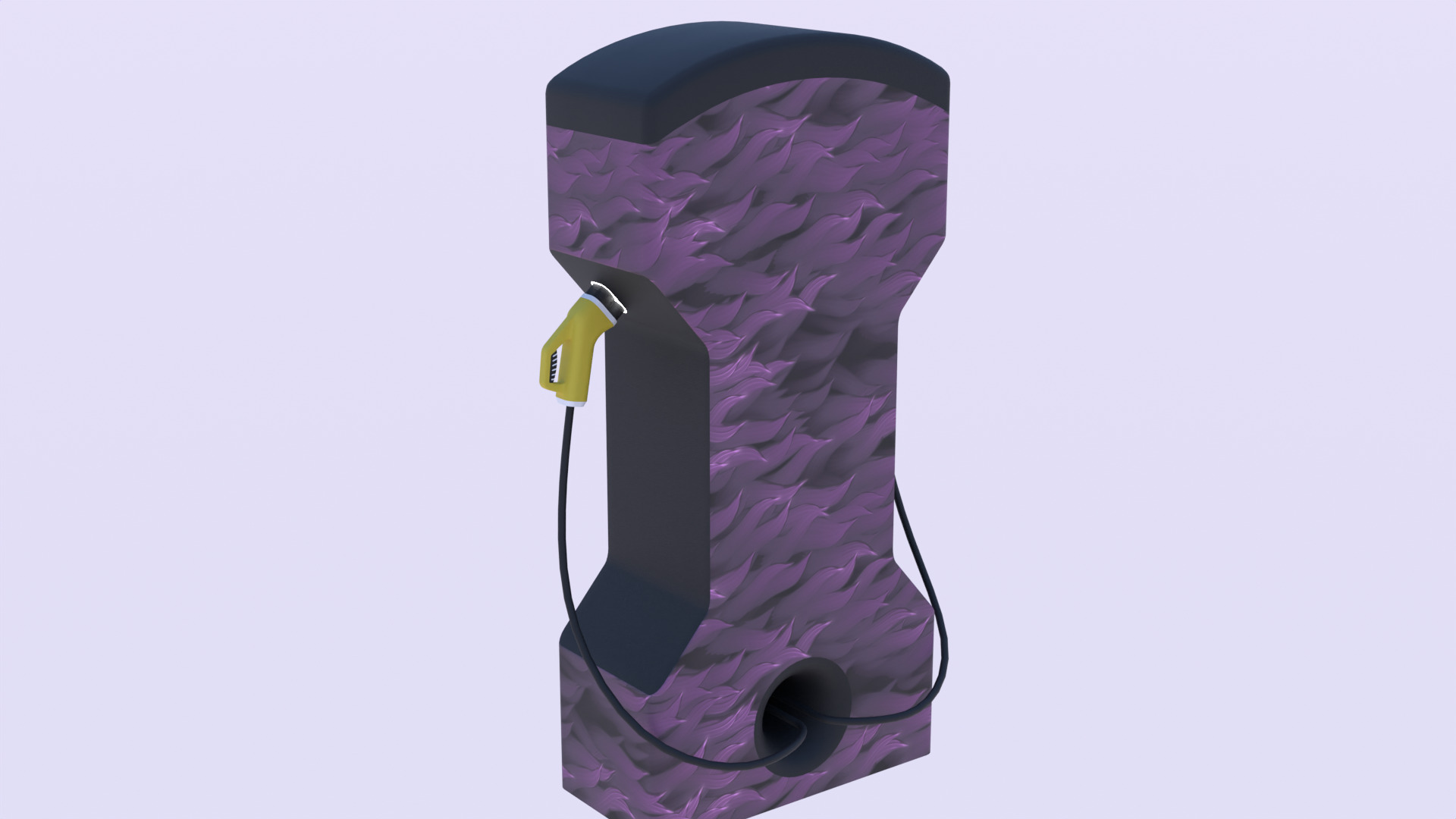 EV charger XXVIII PBR 3D model_4
