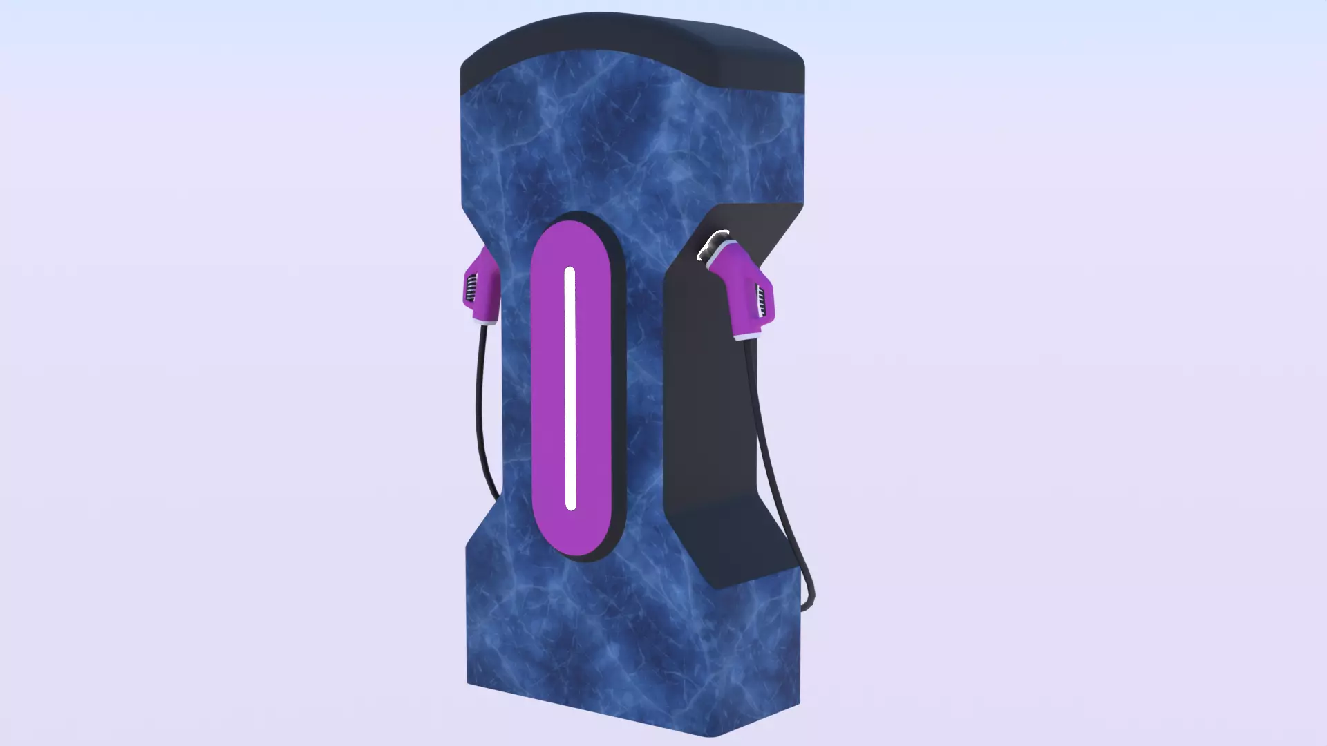 EV charger XXIX PBR 3D model_0