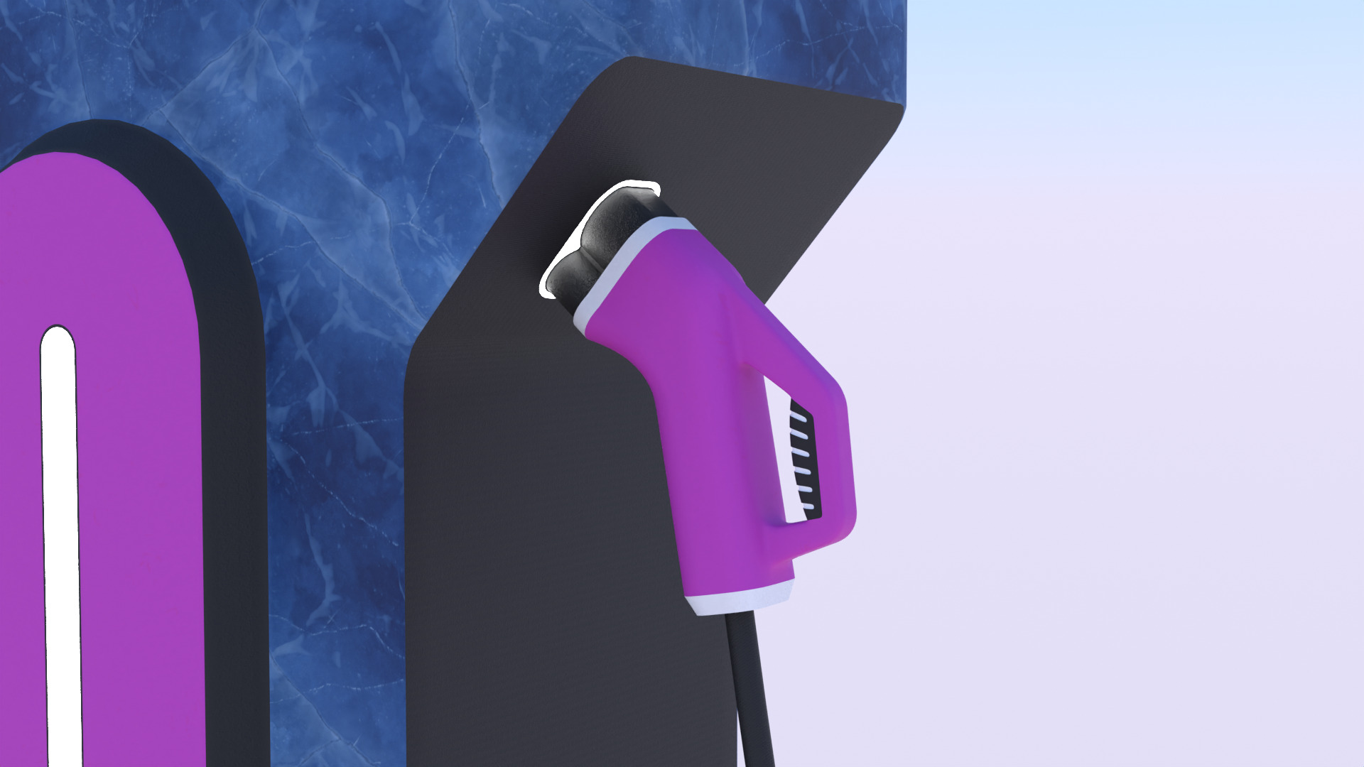 EV charger XXIX PBR 3D model_2