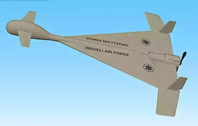 HAROP UAV - High Poly 3D Model Free 3D model