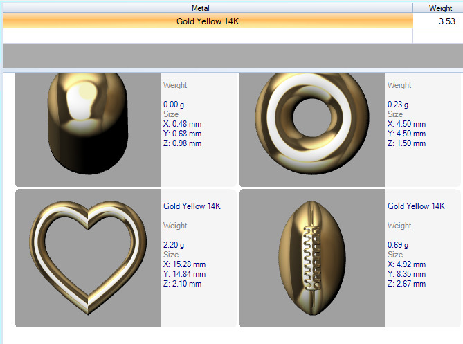 Heart Shaped Football Pendant 3D print model_15