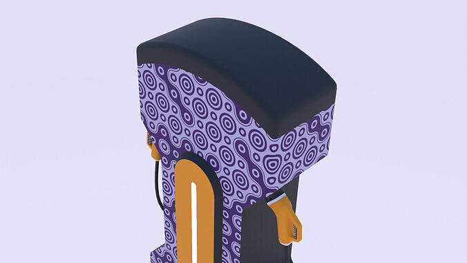 EV charger XXXI PBR 3D model 7