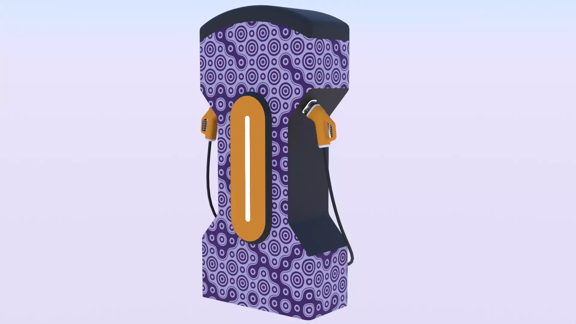 EV charger XXXI PBR 3D model