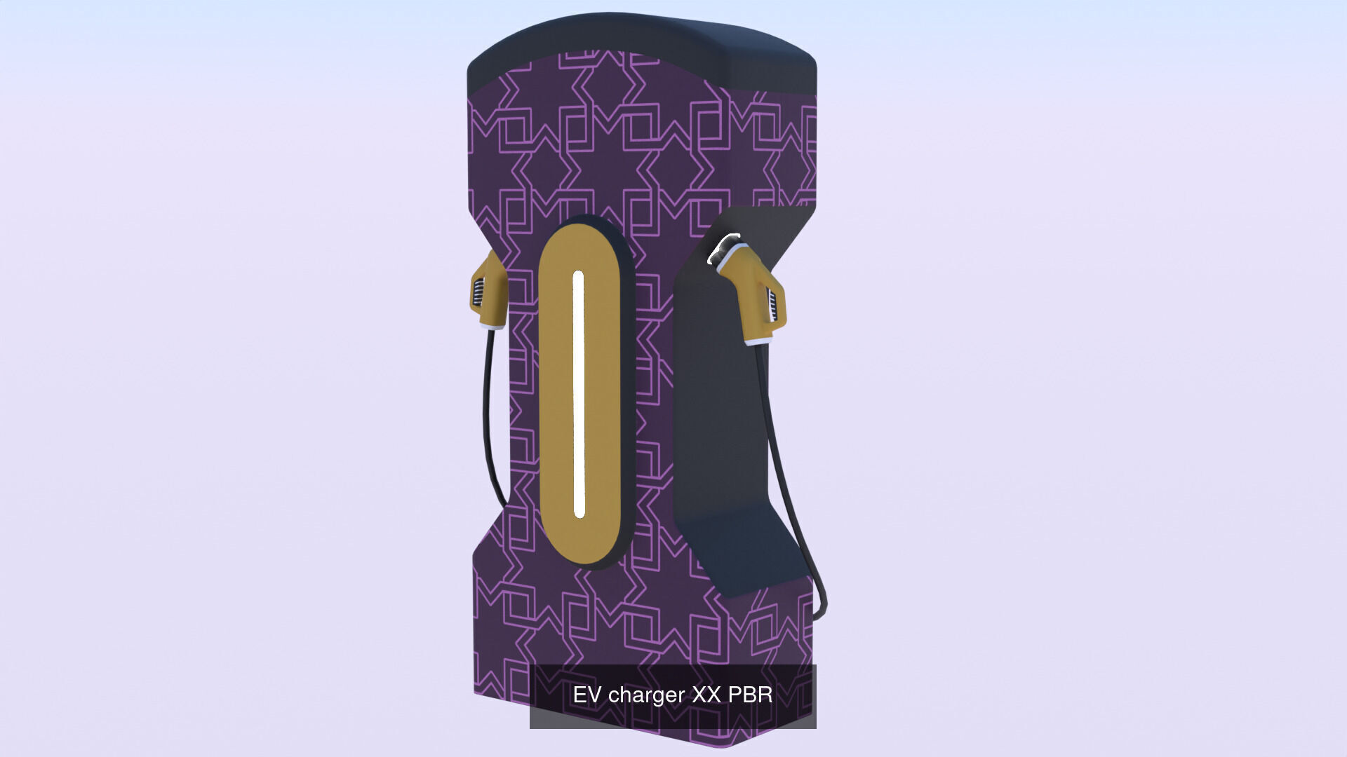 EV chargers PBR II 3D Model Collection_1
