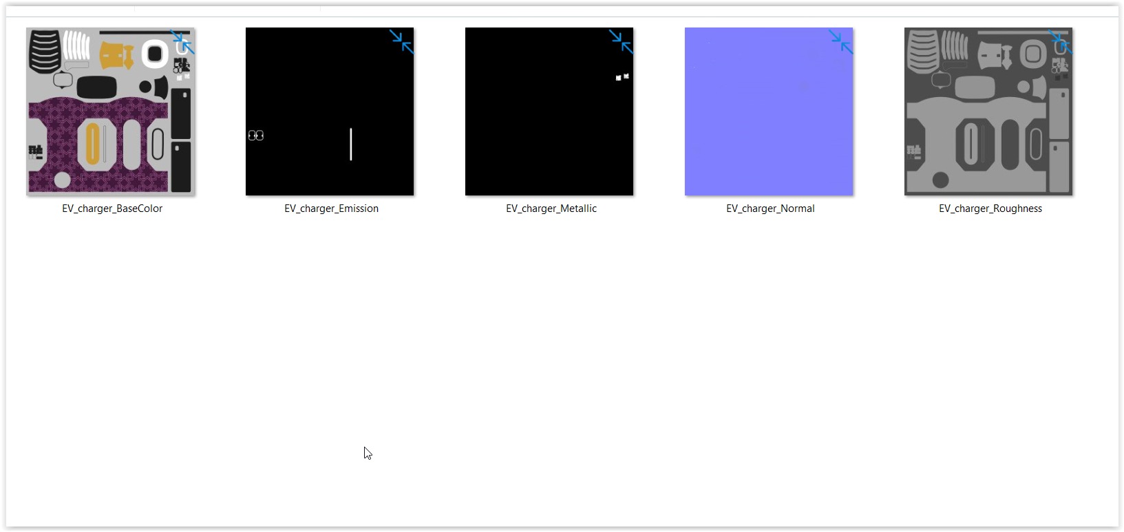 EV chargers PBR II 3D Model Collection_4