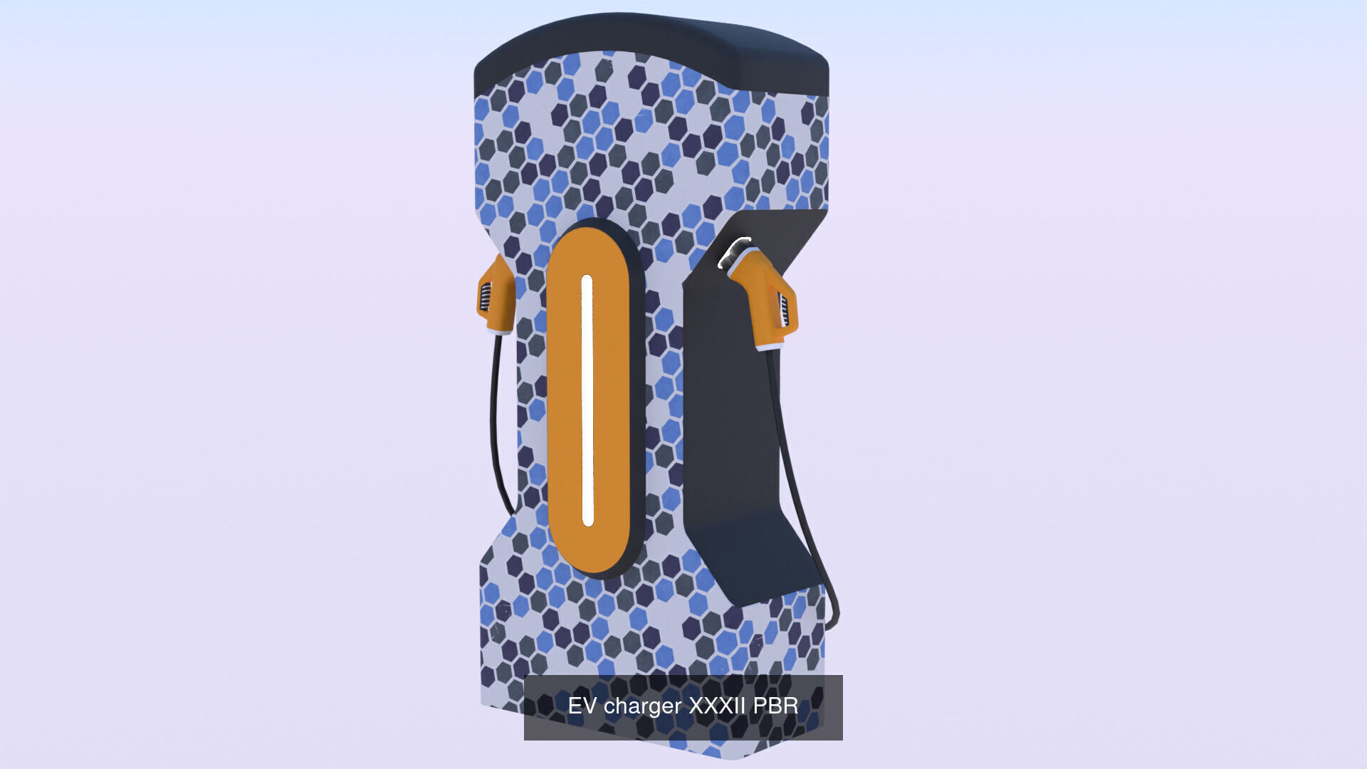 EV chargers PBR II 3D Model Collection_9