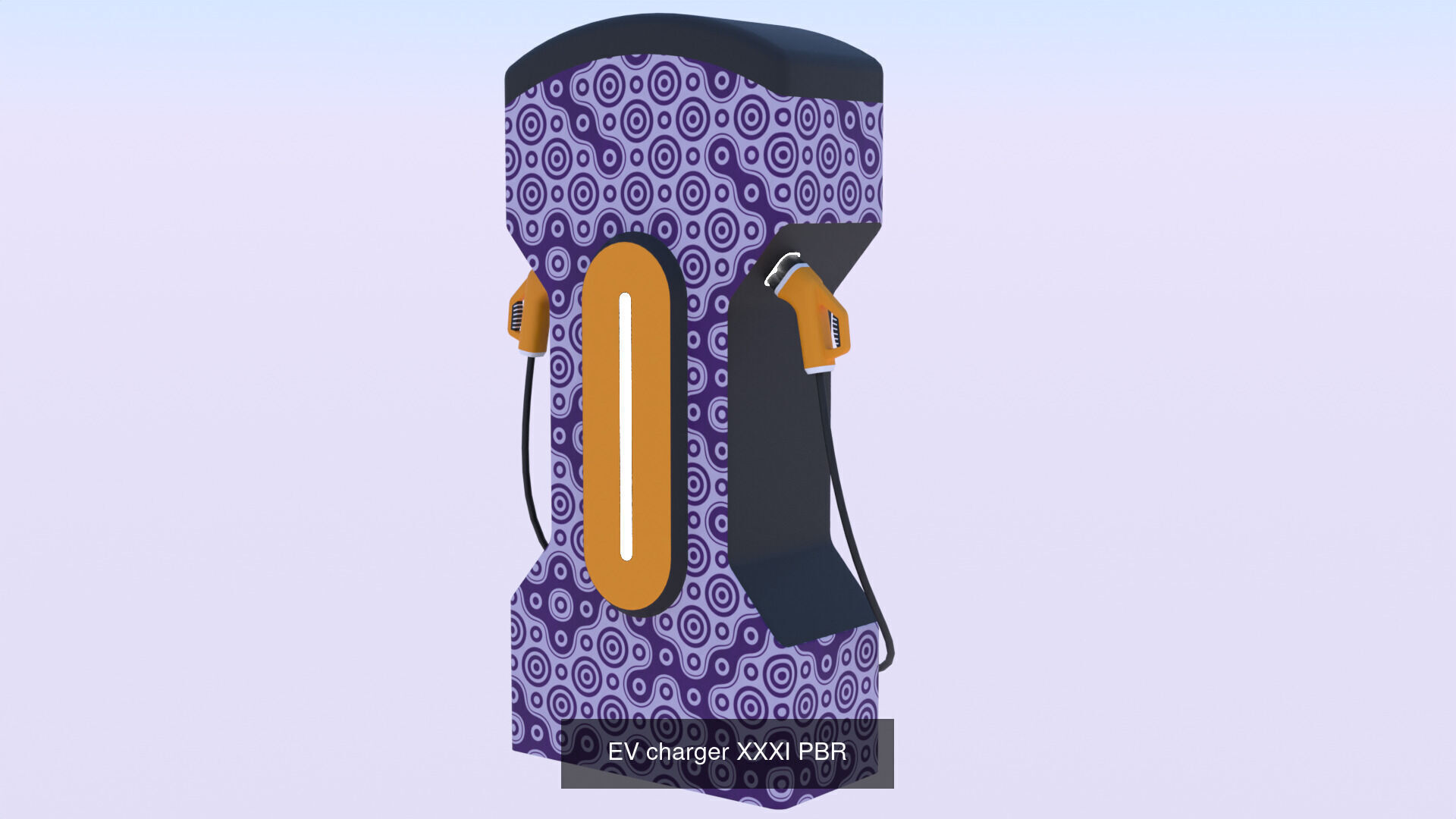 EV chargers PBR II 3D Model Collection_8