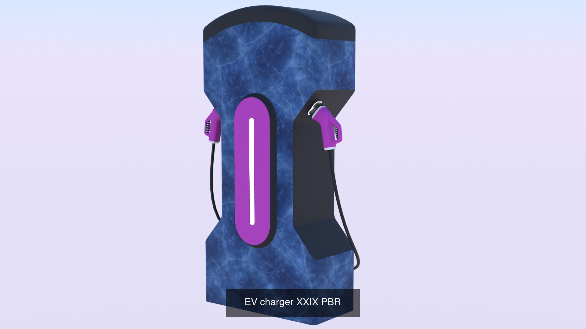 EV chargers PBR II 3D Model Collection_6
