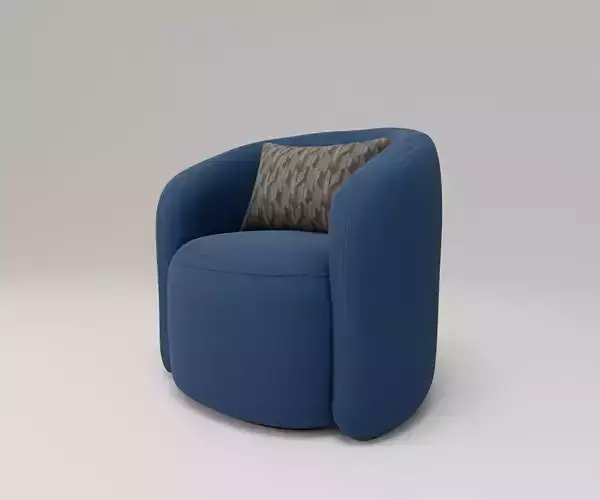 Armchair Family for Revit -2 3D model
