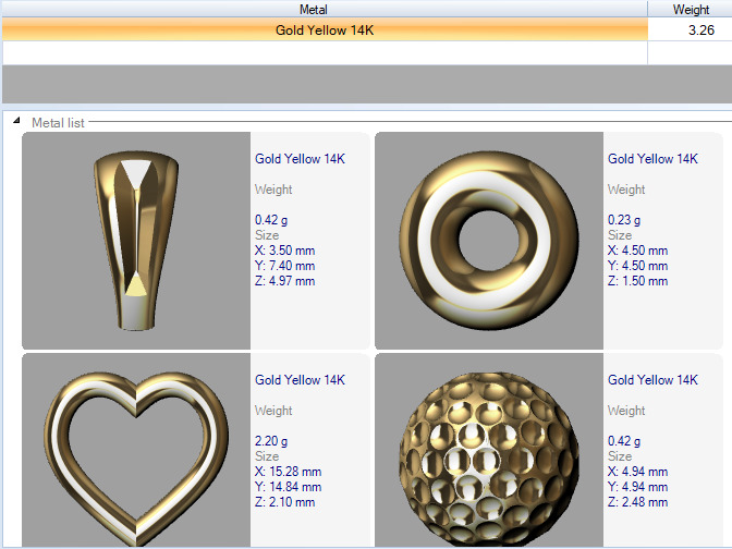 Golf Ball Heart Pendant 3D print model_23