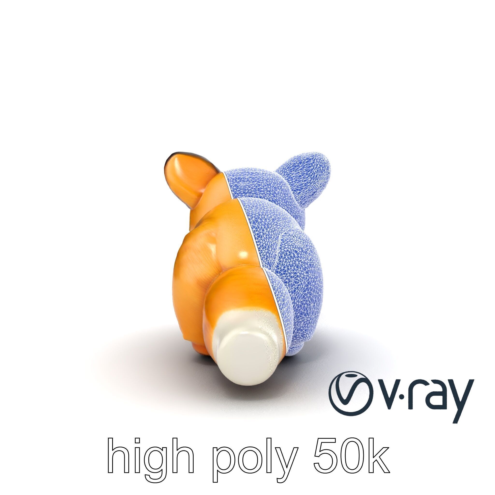 Arid Dreams Fox Plush model pack Low-poly 3D model_29