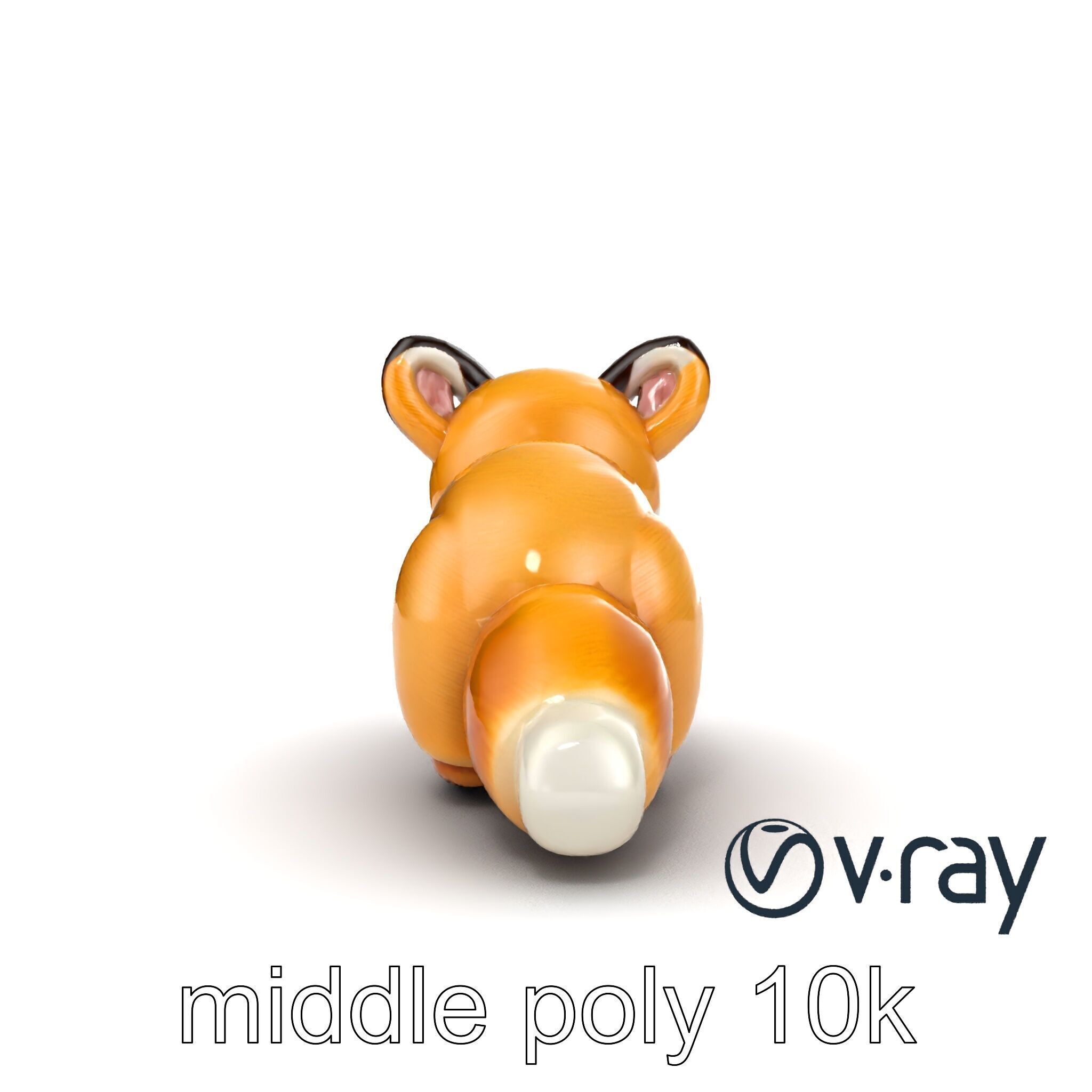 Arid Dreams Fox Plush model pack Low-poly 3D model_18