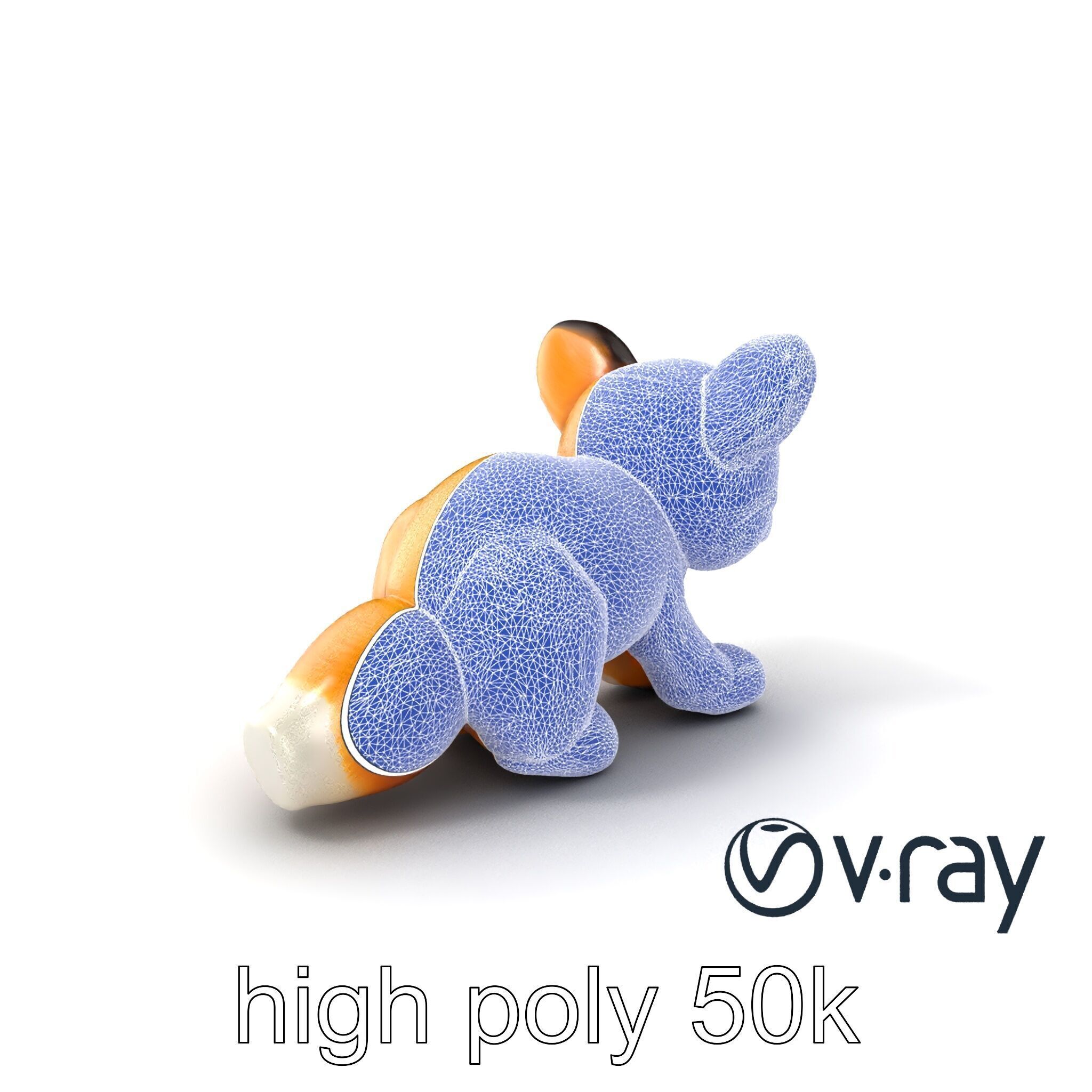 Arid Dreams Fox Plush model pack Low-poly 3D model_8