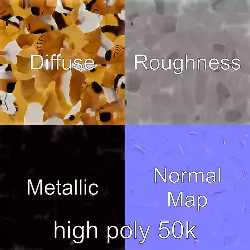 Arid Dreams Fox Plush model pack