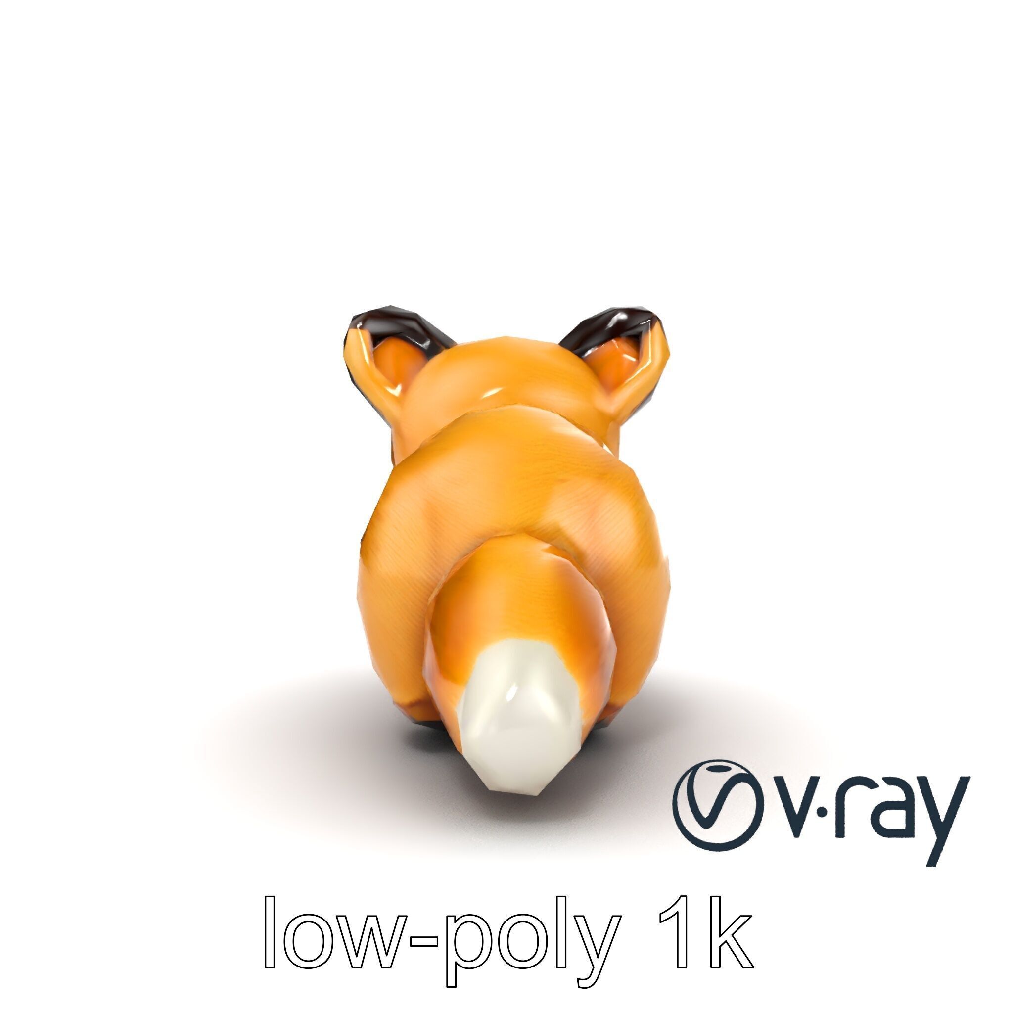 Arid Dreams Fox Plush model pack Low-poly 3D model_28