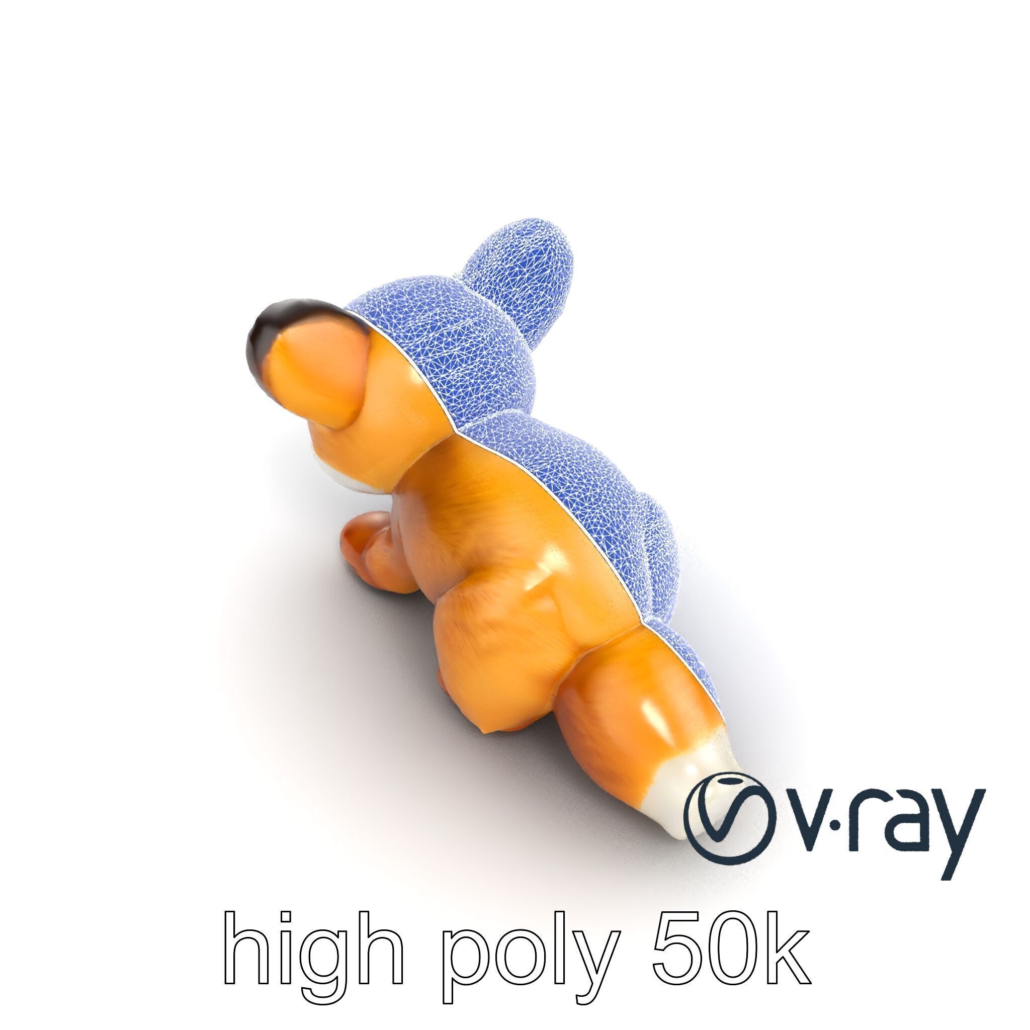 Arid Dreams Fox Plush model pack Low-poly 3D model_19