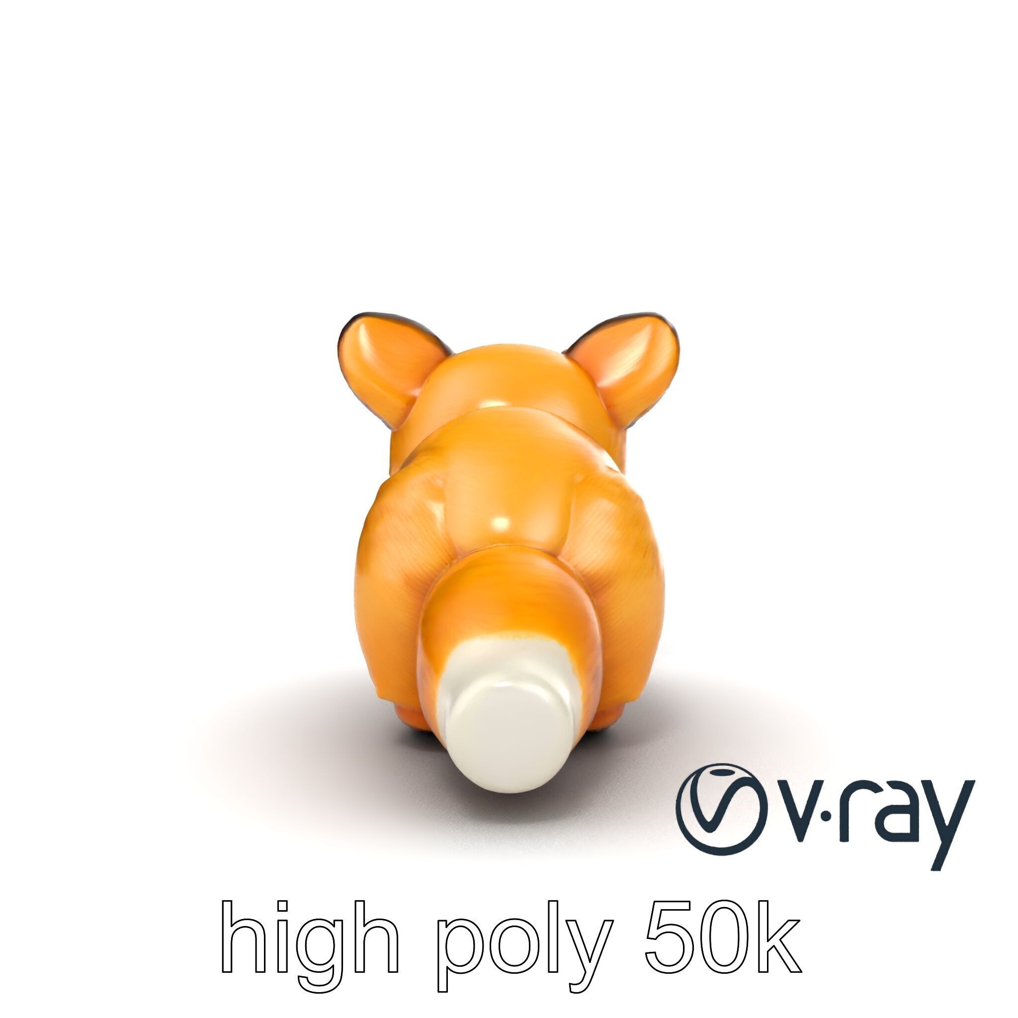 Arid Dreams Fox Plush model pack Low-poly 3D model_13