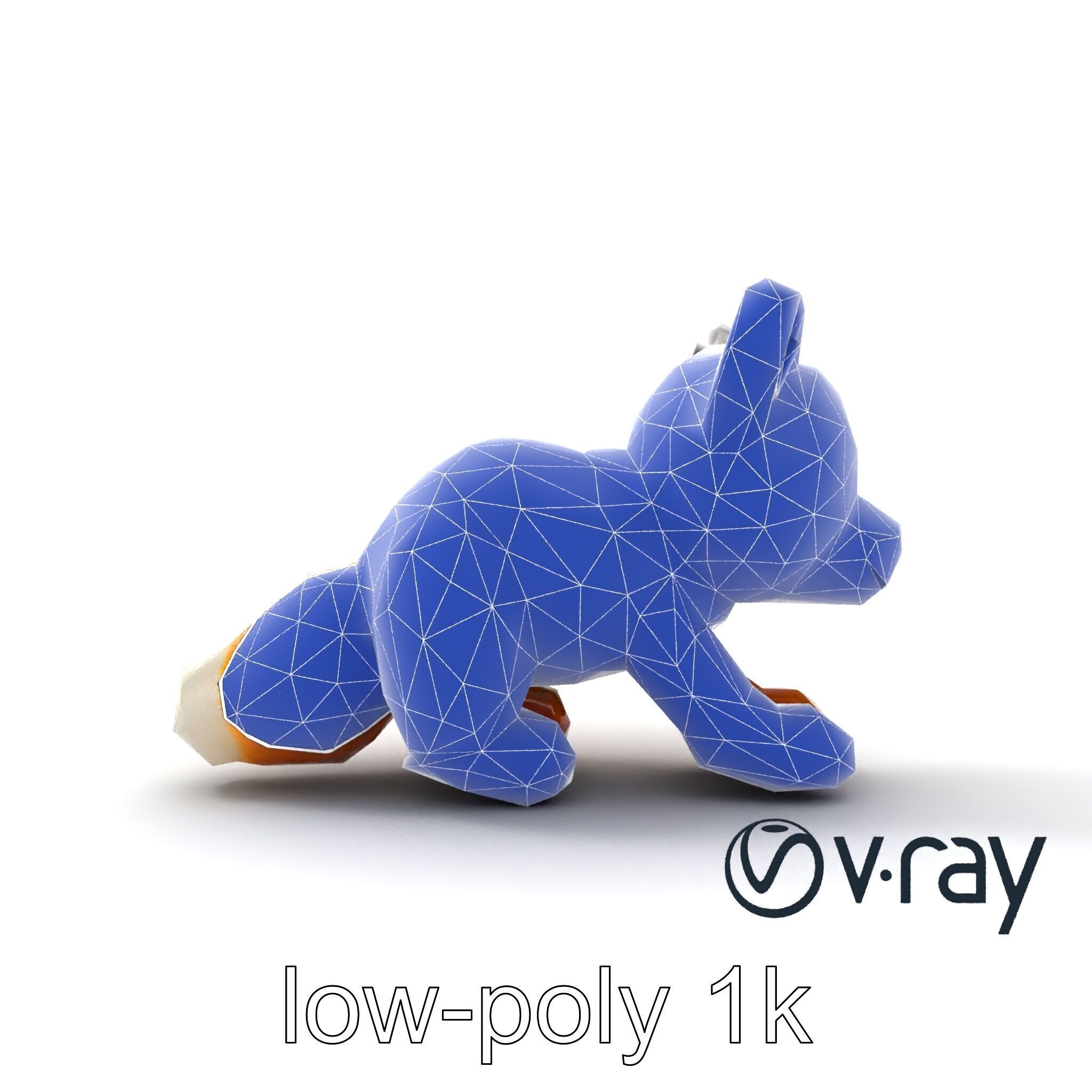 Arid Dreams Fox Plush model pack Low-poly 3D model_32