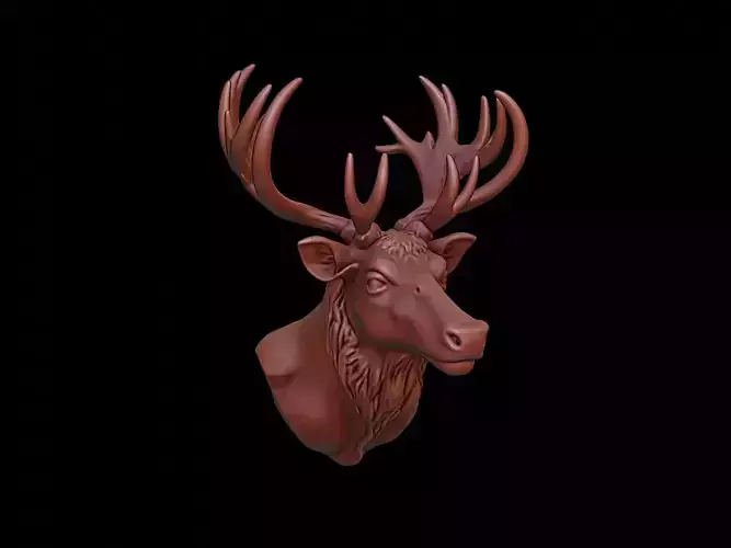 Elk Animal Bust