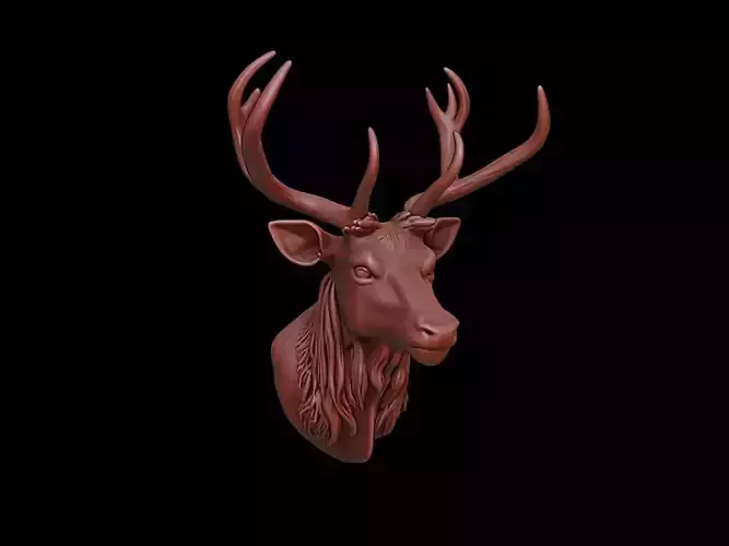 Elk Animal Bust