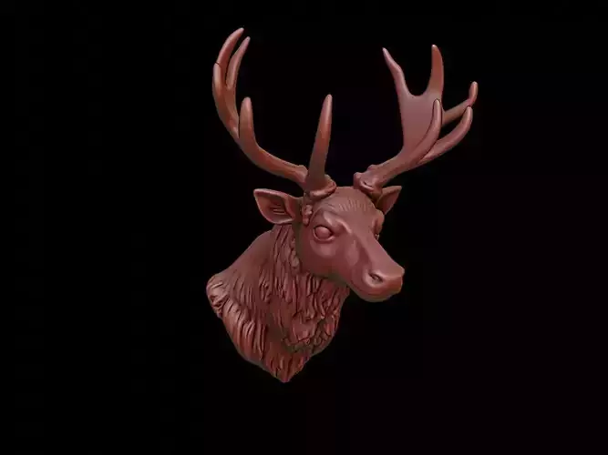 Elk Animal Bust