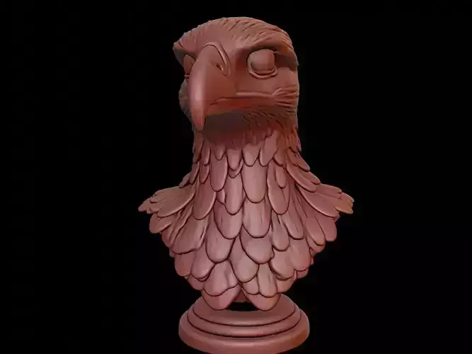 Falcon Animal Bust