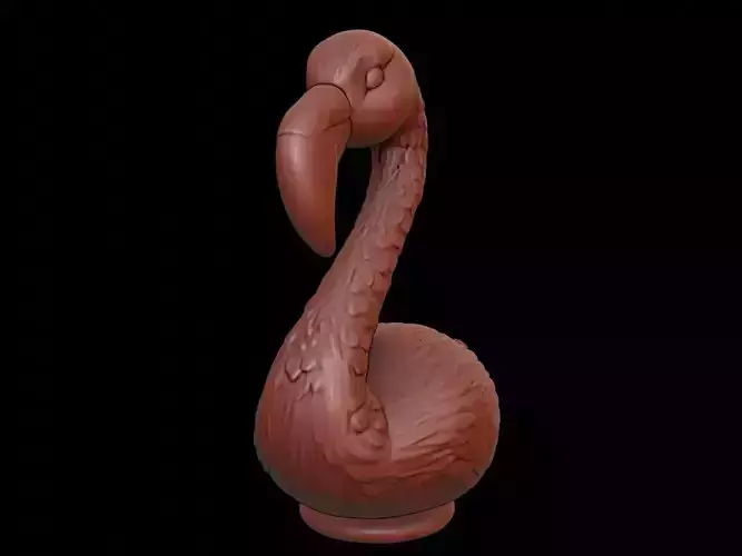 Flamingo Animal Bust