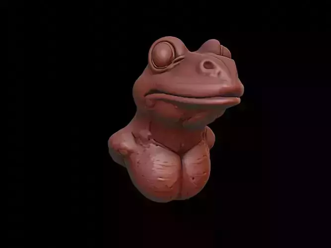 Frog Animal Bust
