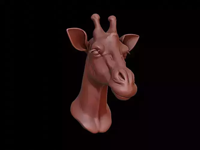 Giraffe Animal Bust