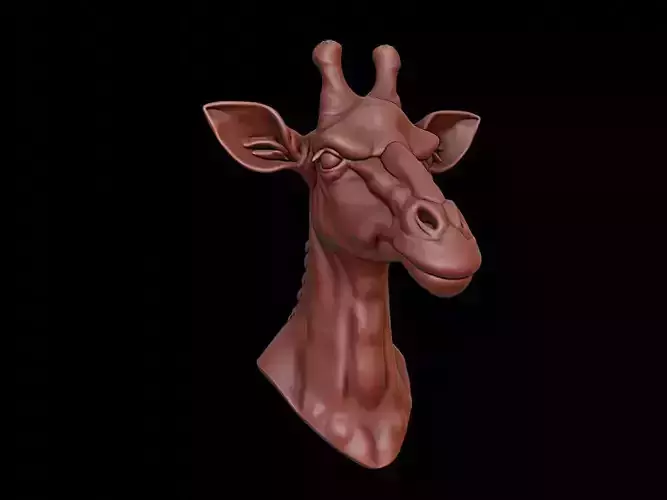Giraffe Animal Bust