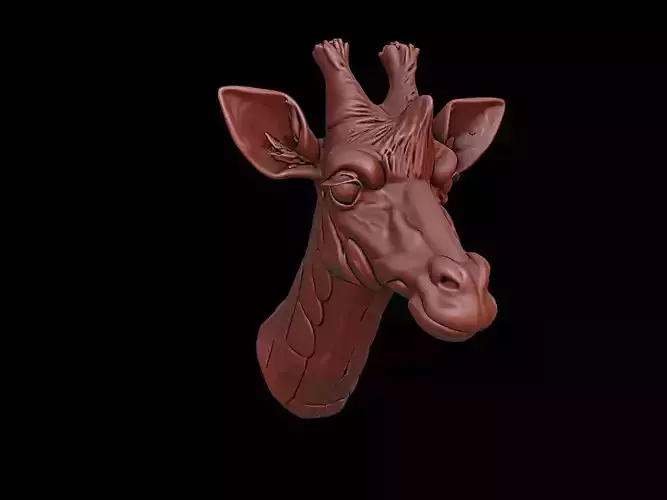 Giraffe Animal Bust