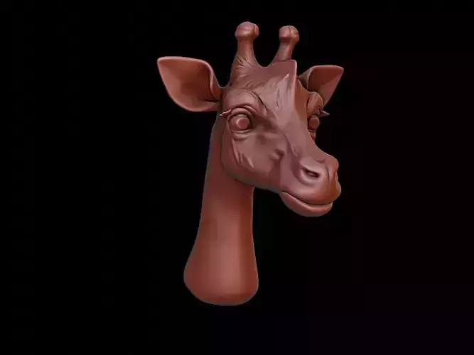 Giraffe Animal Bust