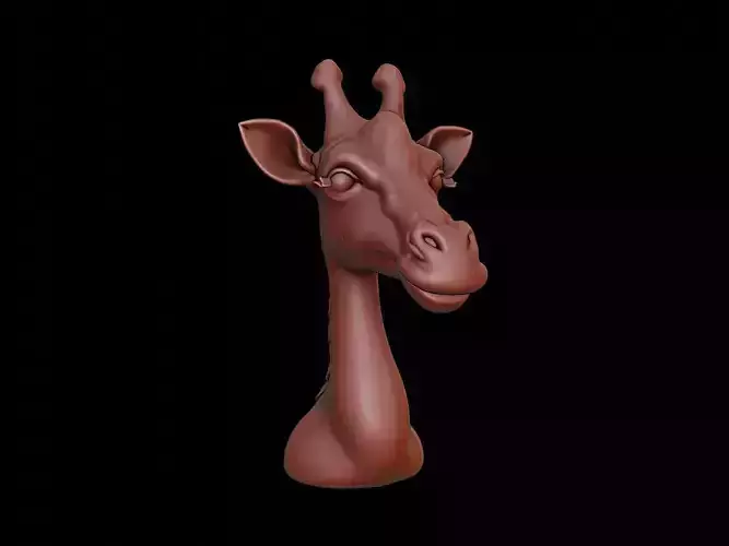Giraffe Animal Bust