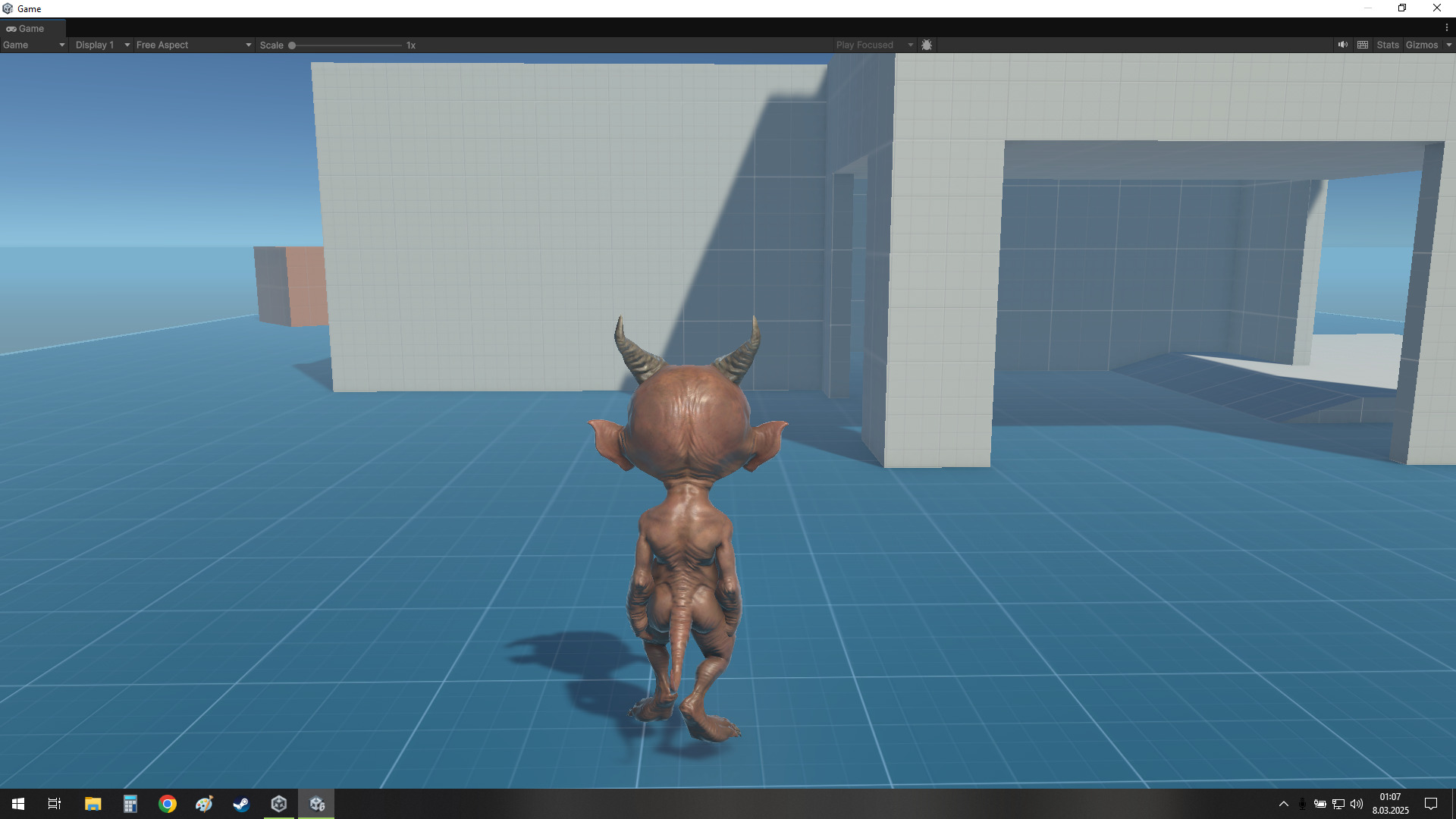 Game Ready Rigged Demon Character Free low-poly 3D model_10