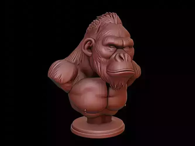 Gorilla Animal Bust