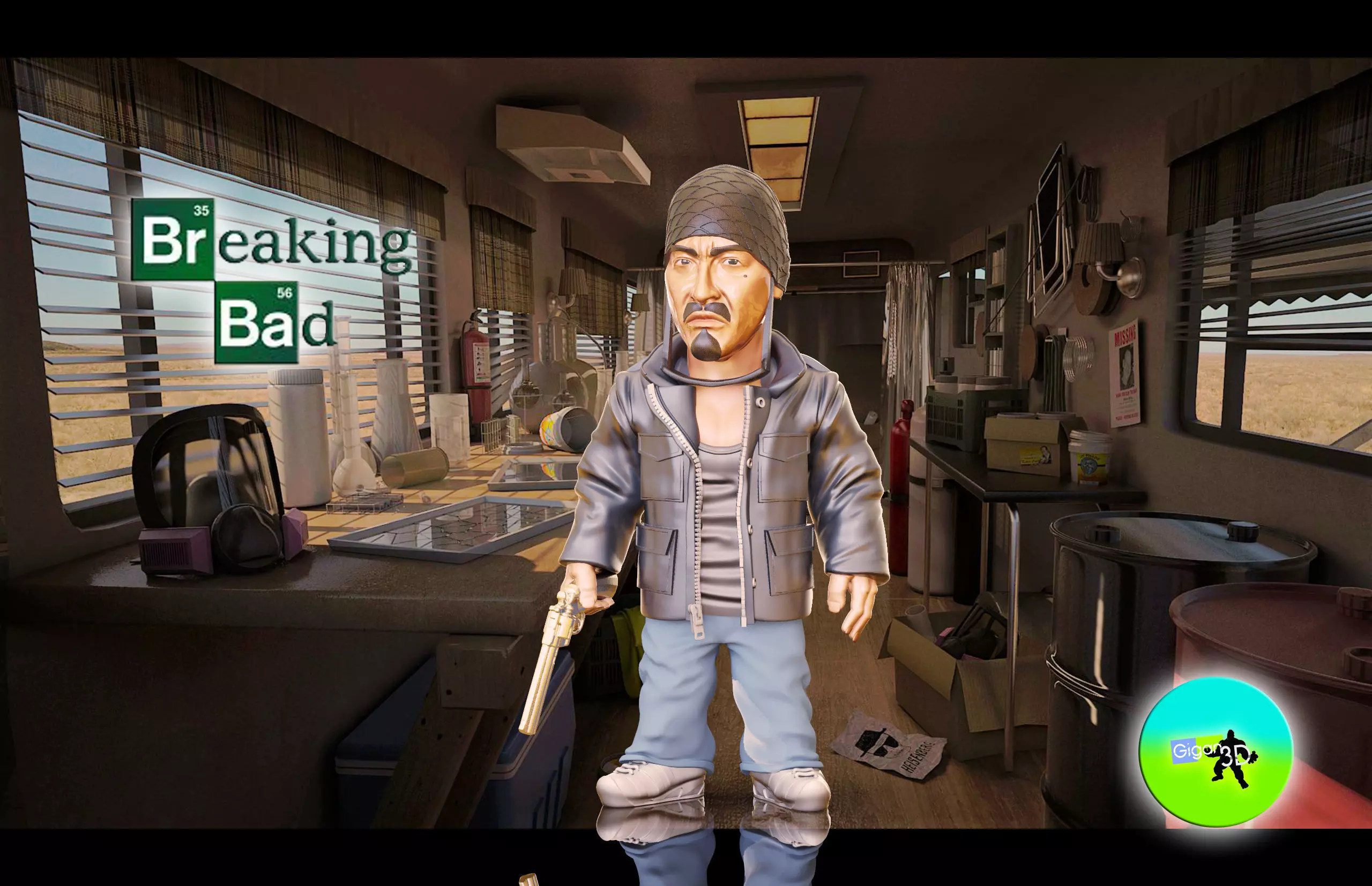 EMILIO KOYAMA FROM BREAKING BAD 3D print model_0