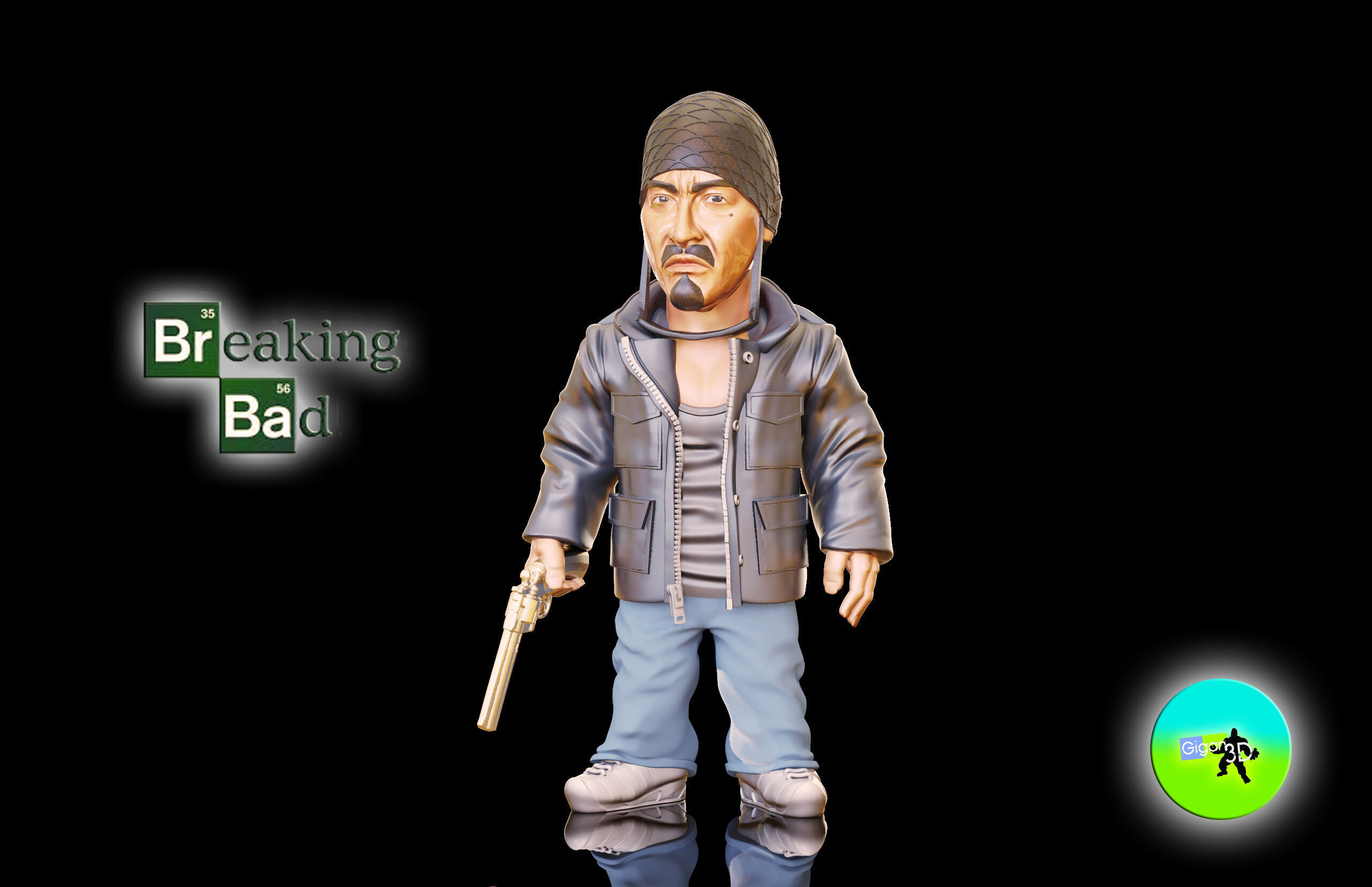 EMILIO KOYAMA FROM BREAKING BAD 3D print model_1