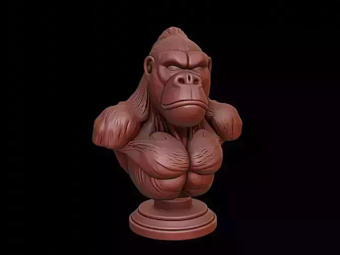 Gorilla Animal Bust