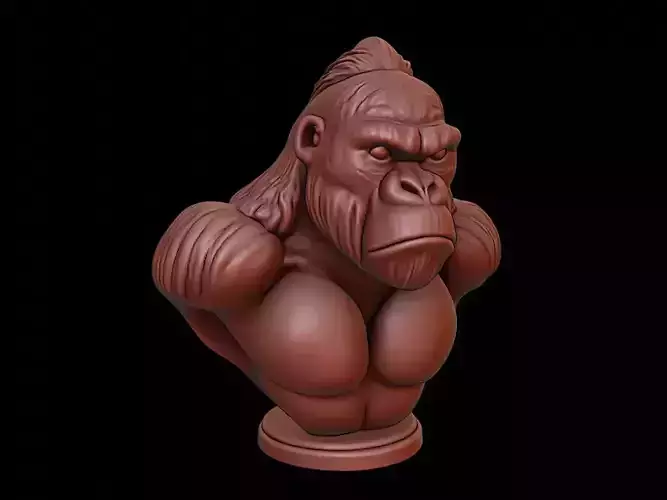 Gorilla Animal Bust