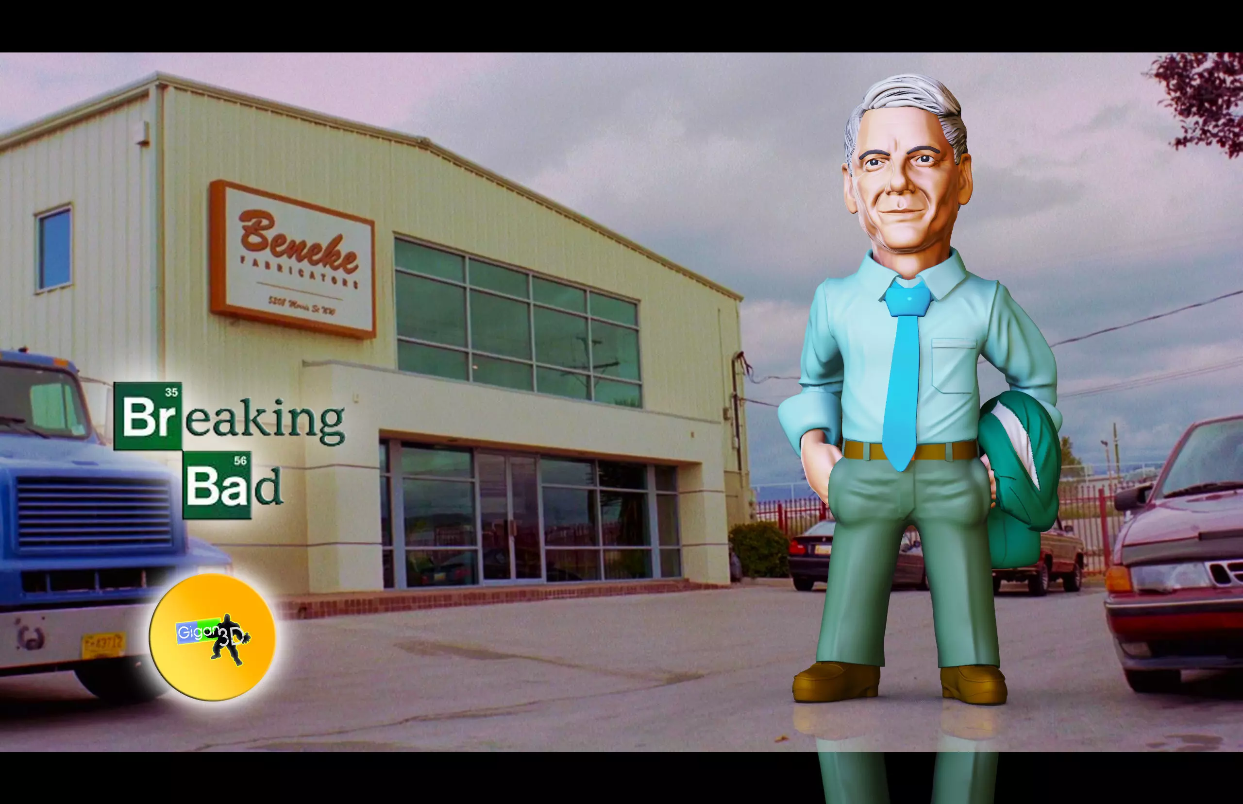 TED BENEKE FROM BREAKING BAD 3D print model