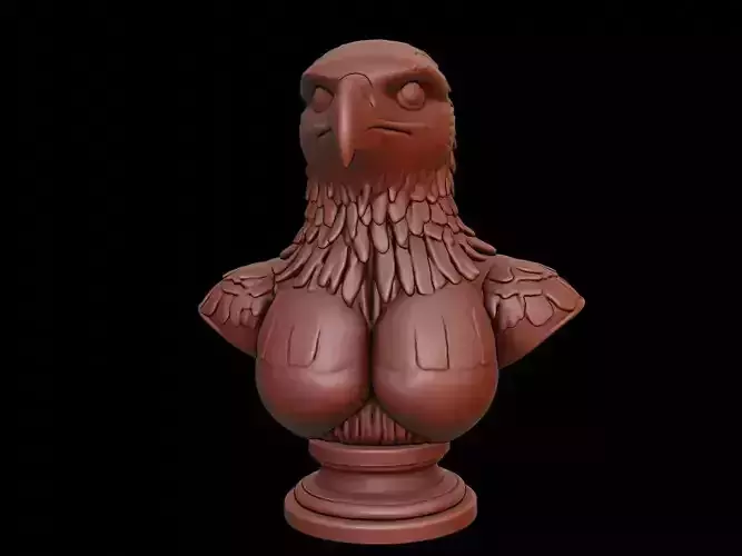 Hawk Animal Bust